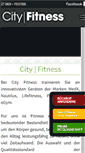 Mobile Screenshot of cityfitnessonline.de