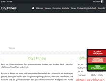 Tablet Screenshot of cityfitnessonline.de